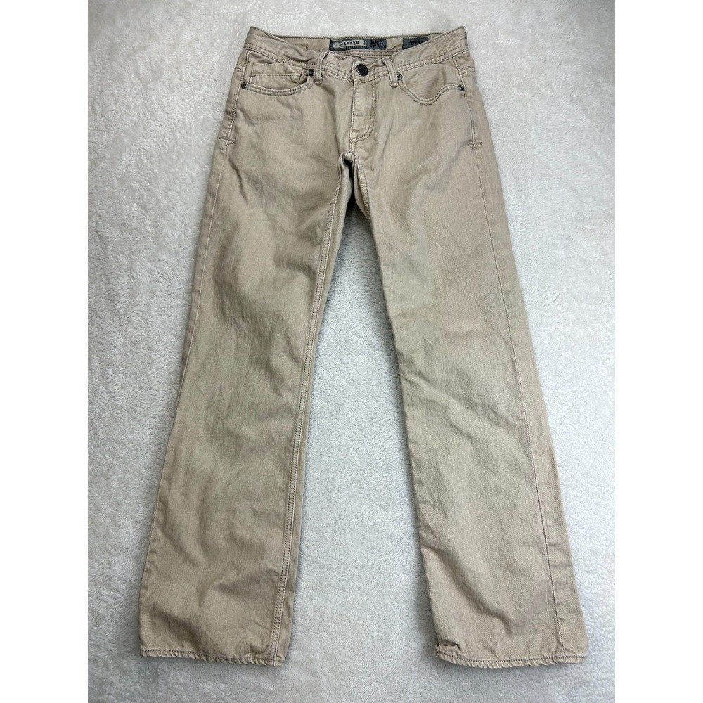 BKE Denim Carter Straight Leg Jeans Mens 29R Tan Khaki Low Rise Classic 5-Pocket
